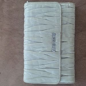 MiuMiu Matelasse Wallet